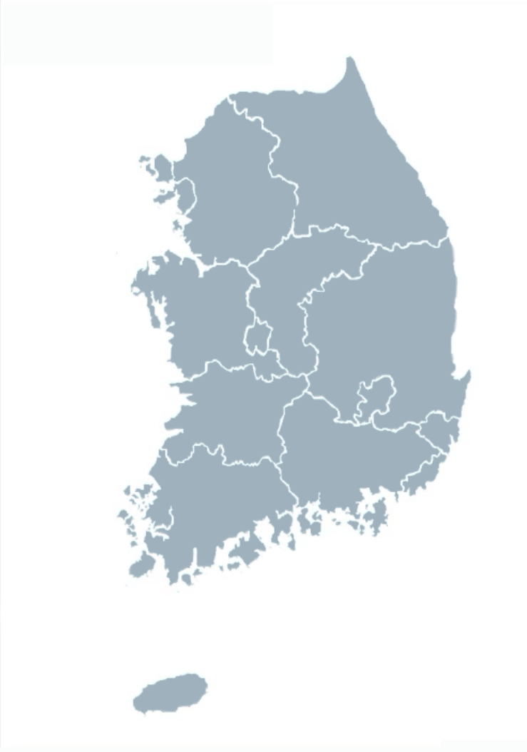 한국 지도